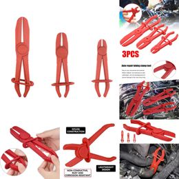 New 3Pcs/Set Nylon Set Brake Fuel Water Line Clamp Plier Hands Free Tool Car Repair Tools Hose Pliers