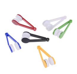 Household Cleaning Tools Multiful Colours Mini Twoside Glasses Brush Microfiber Cleaner Eyeglass Screen Rub Spectacles Clean Wipe 1232281