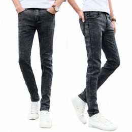 lg Trousers High Elasticity Skin-Touch Dring Up Men Denim Pencil Pants Skinny Jeans Pencil Jeans Streetwear c8Nw#