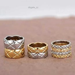 Fashion Designer Rings men woman 18k gold Plated Rose Gold S925 silver Rhinestone celebrity CHANNEL COGO Crush Rings wedding rings marriage ring lover Gift with box