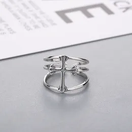 Wedding Rings Boho Vintage Cross For Women Bridal Engagement Fashion Party Jewellery Gifts Wholesale