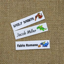 accessories Personalized name Labels for child, Custom logo tags, Iron on label, Custom Clothing Labels(YT225)