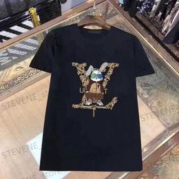 Men's T-Shirts 2024 Summer Designer T-shirt Casual MMS T Shirt with Monogrammed Print Short Slve Top for Sale Luxury Mens Hip Hop Clothing T240325