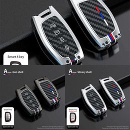 Update Car Smart Key Case Cover For Hyundai Tucson Santa Fe Rena Sonata Elantra Ix35 Ix45 I10 I30 I40 Creta 3 4 Button Key Shell Fob