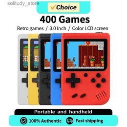 Portable Game Players 400 in 1 built-in 400 500 game retro portable handheld video game console 3.0 inch color LCD childrens toy game console Q240326