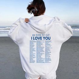 Men's Hoodies Funny I Love You Letter Print Casual Aesthetic Hoodie Men Women Sweatshirts Harajuku Y2k Long Sleeve Unisex Korean Clothing