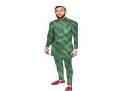 Fashion African Men Print Clothing Men TopsTrousers Sets Clothing Dance Festive Costume Africa Customized4739019