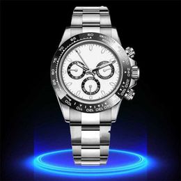 Roles Watch Clean Factory Dayton 4130 Quartz Movement Sapphire with Box Fashion Waterproof Reloj Imitation Watchs Chronograph Table AJ3O