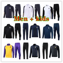 2024 ReAl Madrids jacket TRACKSUIT set 23 24 25 Madrides VINI JR. BELLINGHAM TRAINING suit CAMAVINGA MODRIC football jackerts men kids chandal futbol survetement