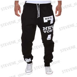 Men's Pants Pants for Men Fashion Sports Trousers Drawstring Jogging Pants Trousers Casual Pockets Pants letter print Sweatpants Plus Size T240326