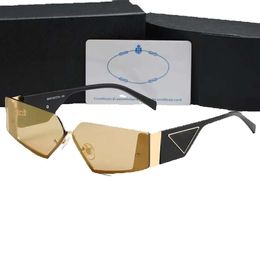 Designer Mens Sunglass Moda Preto Transparente Clássico Espelho Óculos Triangular Clássico Retro Óculos de Sol para Mulheres