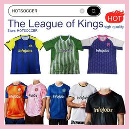 The League of Kings 24/25 Kings League Soccer Jerseys Porcinoss Pio Ultimates Mostoless El Barrio Aniquiladores 2024 2025 FRONALDINHO Chicharito Football Shirt