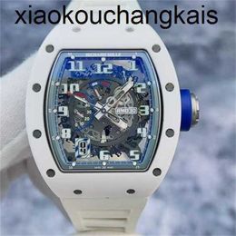 Men Watch RichrMill Vs Factory Carbon Fiber Luxury Ceramic Dial Waterproof Top edition 50 ceramic hollowed