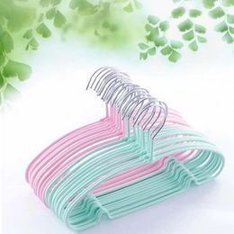 Hangers 10Pcs/Set Candy-Colored Baby Children Clothes Hanger Anti-Skid Antiseptic Durable Coat Storage Drying Rack