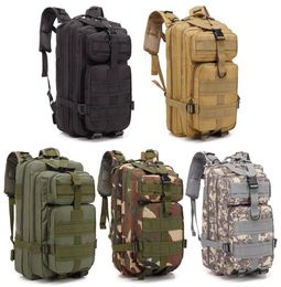 Outdoor Camping Tactical Bag training Equipment Backpack 30L Large Capacity Mountaineering Bag Camping Waterproof 3D Backpack9357189