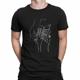 guitar Rock TShirt Guitarist Bas Elegant T Shirt Leisure Men Tee Shirt Printing Trendy i6KF#