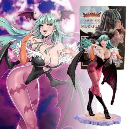 Miniatures Vampireed Hunter Figure with Box Aensland Morrigan Anime Girl Model Statue Gift