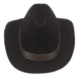 Jewellery Pouches Cowboy Hat Box Ring Organiser Storage Necklace Boxes Earring Flocking Holder