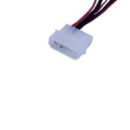 NEW 2024 4 Pin To 3 Pin PC Computer CPU Fan Connector Cooling Reduce Resistor Noise Extension Cable Deceleration Line Cord Wire for PCfor PC Cooling Extension Cable