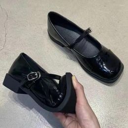 Dress Shoes 2024 Summer Platform Mary Jane Women Fashion French Pu Female Student Japanese Style Jk Uniform Women's