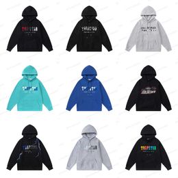 trapstar shooters tracksuit hoodie men hoodies designer sweatshirt capuche Cotton Blend Letter print long sleeve sportwear high quality tracksuits for mens