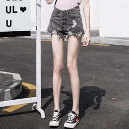 Women's Shorts Womens Mini Short Pants For Women To Wear Denim High Waist Jeans Ripped Outfits Low Price Casual Y2k Harajuku Design