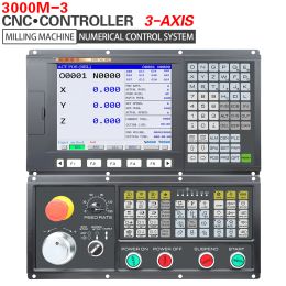 Controller High Quality 3 Axis Milling CNC Controller PLC CNC Control System Kit Supports Tools Change Similar To GSK Control Panel