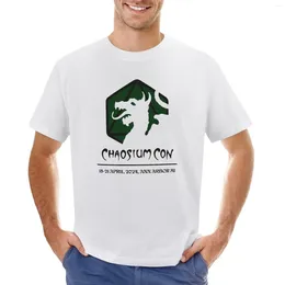 Men's Polos Chaosium Con 2024 Official T-Shirt - Green Logo Summer Tops Customizeds Sweat Shirts Men