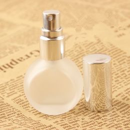 10ml Mini Travel Frosted Glass Perfume Atomizer Empty Spray Bottle Empty Perfum bottle Cosmetic Containers