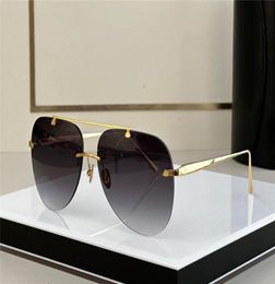 Top man fashion design sunglasses the horizon i pilot rimless frame highend outdoor glasses with box4792204