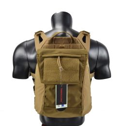 Bags TWP038 TwinFalcons Tactical Pack ZipOn Panel for Tactical Vest Military Molle Zipper Pack Tactical Pouch Bag 1000D Cordura