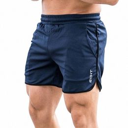 2021 Mens Gym Training Shorts Men Sports Casual Clothing Fitn Workout Running Grid quick-drying compri Shorts Athletics X3Ov#