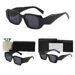 Solglasögon för kvinnodesigner Glasögon Retro Fashion Mens som kör utomhus UV -skydd Små ramben för kvinnliga glasögon med Box Gafas Para el Sol de Mujer