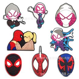 boy cool hero man charms Anime charms wholesale childhood memories funny gift cartoon charms shoe accessories pvc decoration buckle soft rubber clog charms