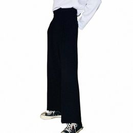 men Casual Pants Solid Simple Large Size 3XL Butt Fly Chic Mens Korean Style Straight Trousers All-match Ankle-length Loose V8Il#