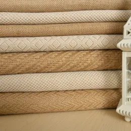 Fabric Good Quality 1Meter X 150cm Jute Table Runner Burlap Fabric For Burlap Chair Sashes Burlap Ribbon Hessian DIY Supply