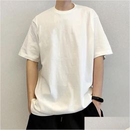 Mens T-Shirts T Shirts Versatile Loose Inner Half-Sleeve Short-Sleeved T-Shirt Drop Delivery Apparel Clothing Tees S Otqgg Polos Otqua