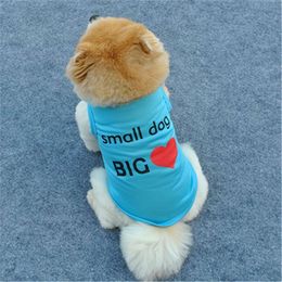 Adorable Small Dog Vest Cute Heart & Letter Design Fashionable Pet Pullover in Vibrant Colours - Perfect for Everyday Wear and Photo Shoots