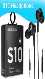 High Quality OEM Earbuds S10 Earphones Bass Headsets Stereo Sound Headphones With Volume Control for S8 S9 in Box3537592