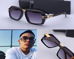 New popular men German design sunglasses 6004 square retro punk printed frame sunglasses fashion simple design style with case6365368