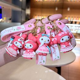 2024 Hot Sale Wholesale Tea Party Leti Cute Backpack Pendant Key Ring Pendant Schoolbag Decoration Gifts for Kids Friends