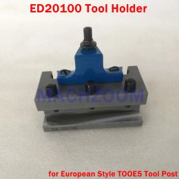 Gereedschapshouder ED20100 European Style QCT Quick Change Turning Facing Tool Holder for TOOE5 E Serie Lathe Swing Diameter 200~400mm Tool Post