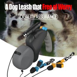 Leashes Dog Leashes Retractable Dual Double Pet Leash Rope Zero Tangle Walk For Two Dog Walk The Dog Adjustable Pet Leash Pet Supplies