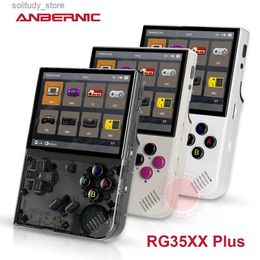 Portable Game Players ANBERNIC RG35XX Plus Retro Handheld Game Player Console 5000+Classic Games Support Wireless/Wired Control HD-MI TV Output Q240326