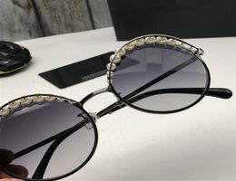 fashion pearl sunglasses CH4234 model Round full frame simple classic popular style uv400 protection women sunglasses top quality 6296362