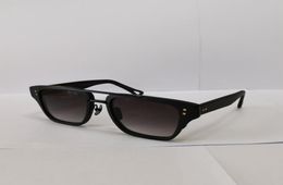 Matte Black Square Sunglasses Grey Shaded 2059 Fashion Mirror Sun Glasses for Men Design Goggles UV Protection Eye Wear with Box2047344