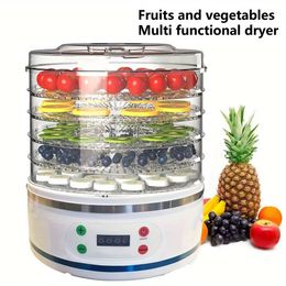 US Plug Fruit and Small Household Ingredient Air Dryer, Vanilla Dehydrator, Temperature Control, Variable Frequency, Constant Temperature, Multiple Food