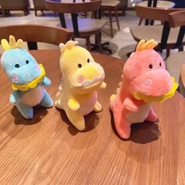 2024 Hot Sale Wholesale Plush Dinosaur Doll Cute Backpack Pendant Key Ring Pendant Schoolbag Decoration Gifts for Kids Friends