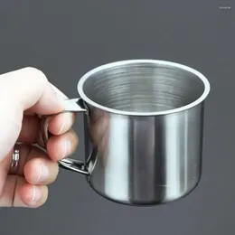 Mugs 100ml Tea Cup Quality Portable Stainless Steel Water With Handle Camping Outdoor Travel Coffee Mug Beer