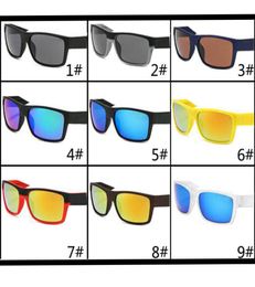 Classic Cycling Sunglasses Dazzle Color Mens Sun Glasses in USA Black Big Frame Dark Lens Cool Design Sunshades Sports Motorcycle 7175459